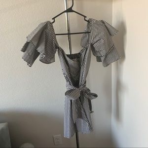 Off the Shoulder Puff Sleeve Dress